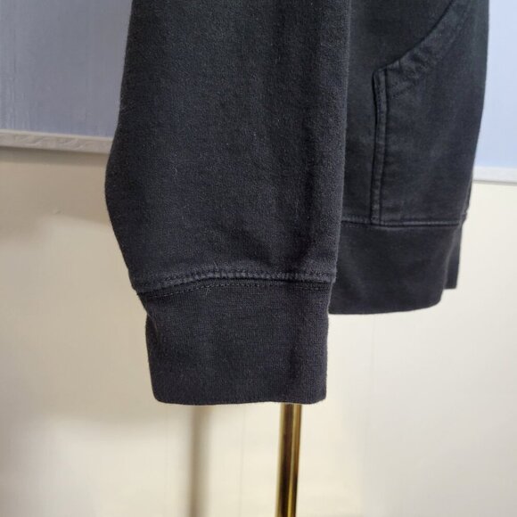 Fly Racing Snow Primary Woman's Small Black White Print Hooded Hoodie - Picture 4 of 12